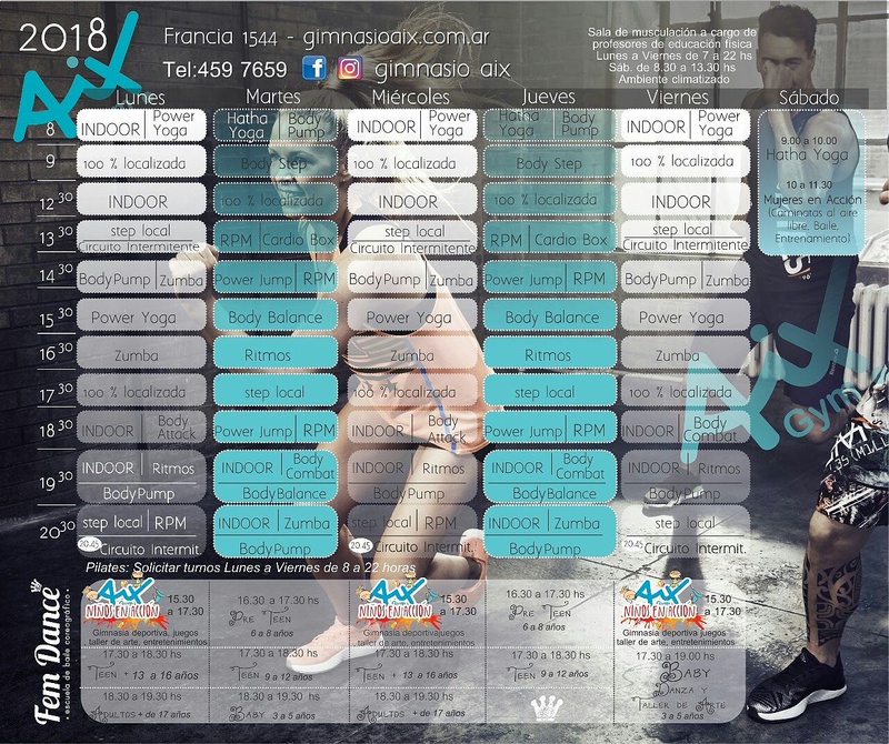 Grilla de horarios